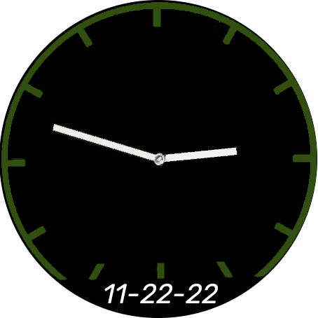 1smart-A Watch Face - AOD mode