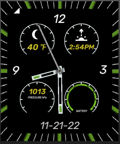 1smart-A Watch Face - OPPO Watch Rectangle screen