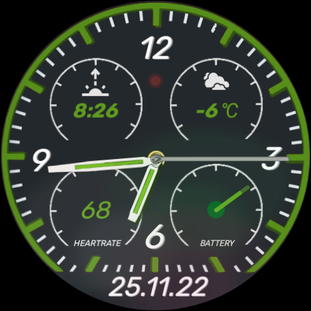 Italic Watch Face for Wear OS