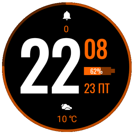SP big Watch Face for Wear OS